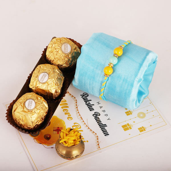 Rakhi with Ferrero Rocher