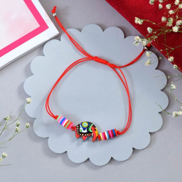 Elephant Shape Cute Kids Rakhi