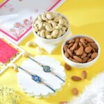 Set of 2 Designer Rakhi With Assorted Dryfruits