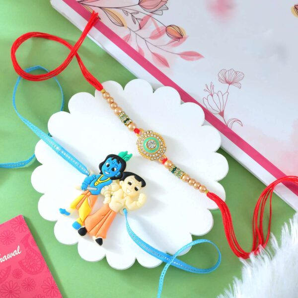 Kids Rakhi & Vibrant Rakhi Set