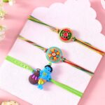 Set of 2 Rakhi & Kids Rakhi With Gourmet Hamper