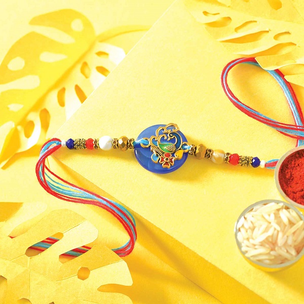 Heavenly Peacock Rakhi