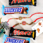 Adorable 2 Rakhi with Chocolates - For UK