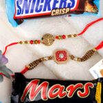 Adorable 2 Rakhi with Chocolates - For UK