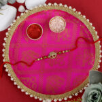 Tree Shape Rakhi with Puja Thali - For UK