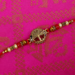 Tree Shape Rakhi with Puja Thali - For UK