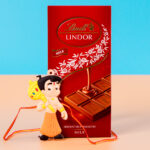 Chota Bhim Kids Rakhi with Lindt Chocolate - For UK