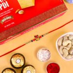 Ganesha Rakhi with Sweet & Chocolate - For UK