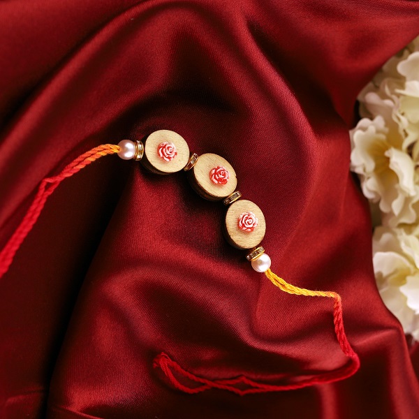 Flaring Roses Rakhi