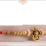 Beautiful Ganeshji Rakhi With Designer Beads