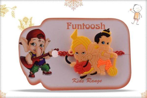 Ganesh And Hanuman Kids Rakhi