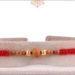 Elegant Sandalwood Beads Rakhi