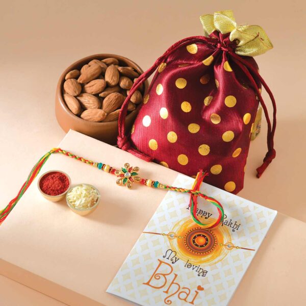 Almond with Apealling Rakhi