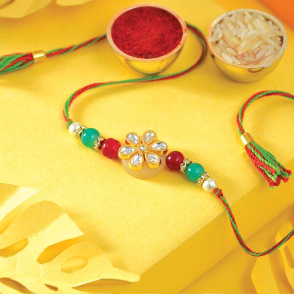 Simply Elegant Floral Rakhi