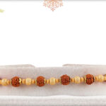 Stylish Bracelet-Style Rudraksh Rakhi