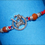 OM with Rudraksh Rakhi