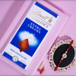 Beautiful Rakhi with Lindt Chocolate