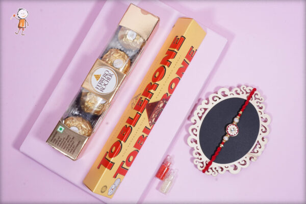 Chocolate Treat Rakhi Combo