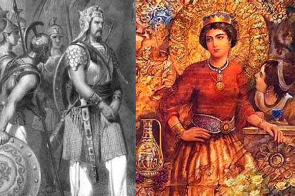 Roxana and King Porus - Raksha Bandhan